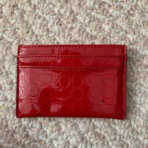 Coach card holder